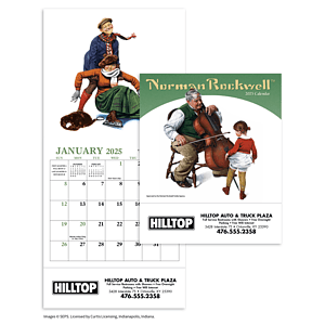 HotLine® Products Norman Rockwell Mini Calendar