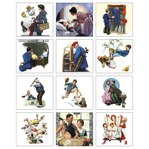 HotLine® Products Norman Rockwell Mini Calendar