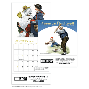 HotLine® Products Norman Rockwell Mini Calendar