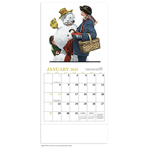 HotLine® Products Norman Rockwell Mini Calendar