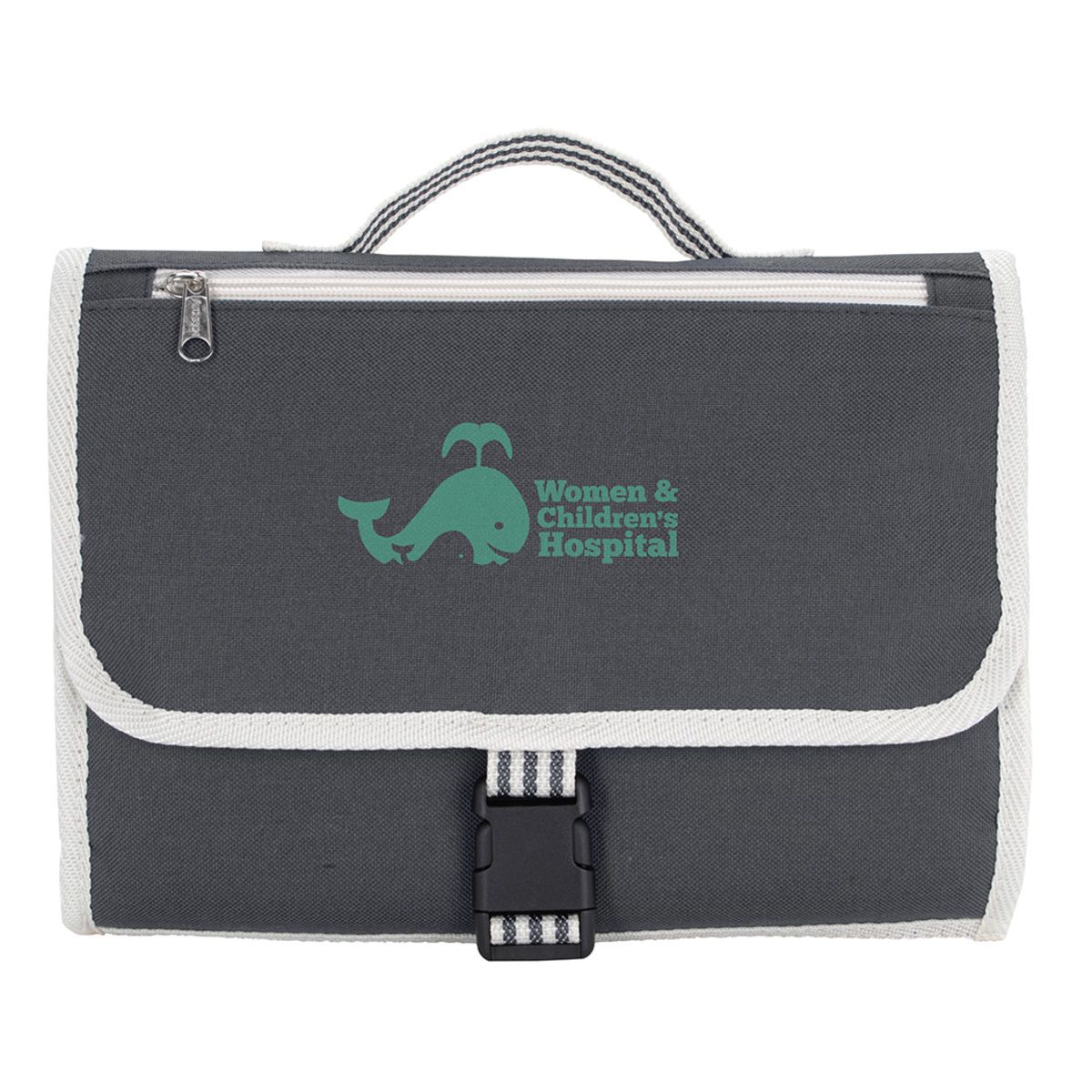 Atchison® Stripe Diaper Changing Travel Pouch/Mat