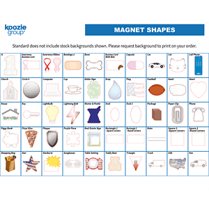 Good Value™ 20 Mil Medium Stock Shape Magnet