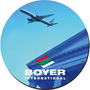 Good Value™ 1/8" Fabric Surface Mouse Pad (8" Round)