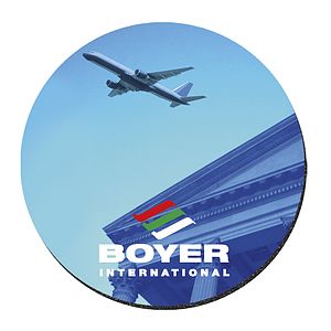 Good Value™ 1/16" Fabric Surface Mouse Pad (8" Round)
