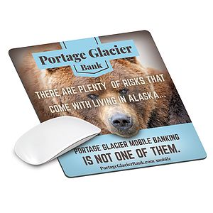 Good Value™ 1/16" Fabric Surface Mouse Pad (7-1/2" x 8")