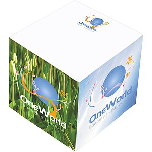 Souvenir® 3" x 3" x 3" Non-Adhesive Cube