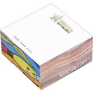 Souvenir® 3" x 3" x 1.5" Non-Adhesive Cube
