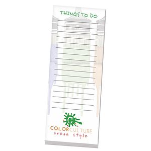 Souvenir® Sticky Note™ 3" x 8" Pad with Magnet, 25 sheet