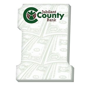 Souvenir® Sticky Note™ 4" x 3" Die Cut Pad, 25 sheet