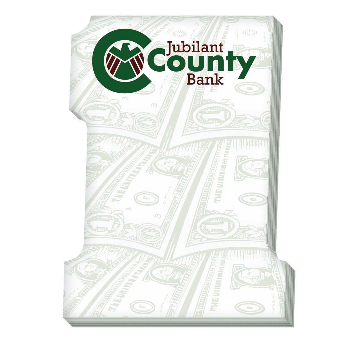 Souvenir® Sticky Note™ 4" x 3" Die Cut Pad, 25 sheet