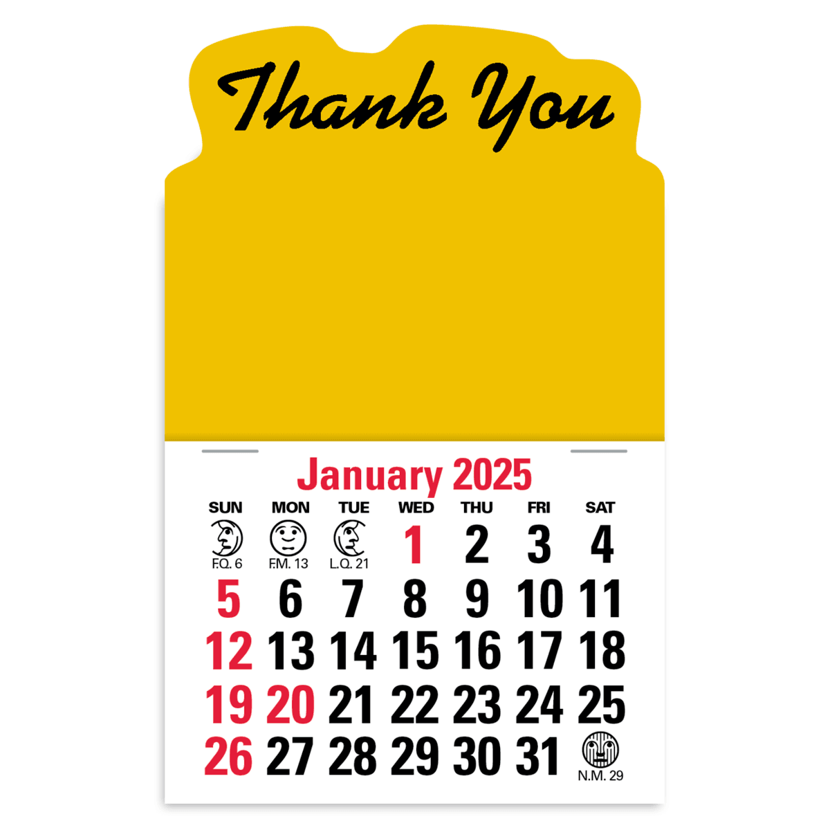 Triumph® Calendars Press-N-Stick Standard Calendar