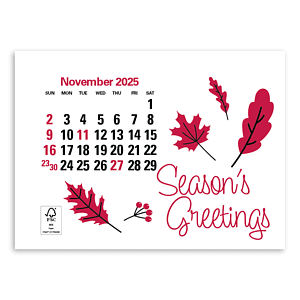 Press-N-Stick Standard Calendar