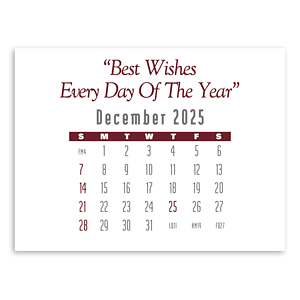 Press-N-Stick Contemporary Calendar