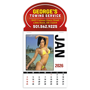 Press-N-Stick Full-Color Header Sunshine Girls Calendar