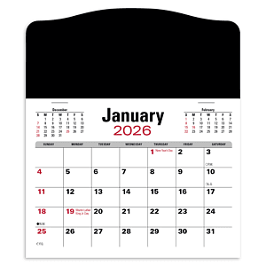Press-N-Stick Jumbo Header with 3-Month Calendar