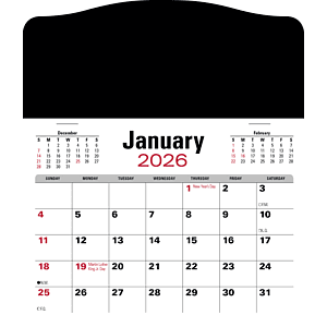 Press-N-Stick Jumbo Header with 3-Month Calendar