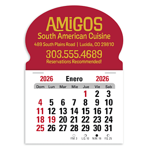 Press-N-Stick Spanish Calendar