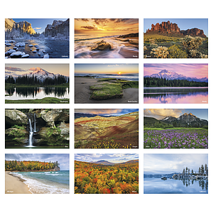 Press-N-Stick Scenic Calendar