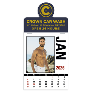 Press-N-Stick Male Call Calendar