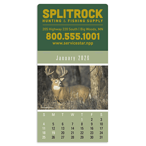 Press-N-Stick Sportsmen Calendar