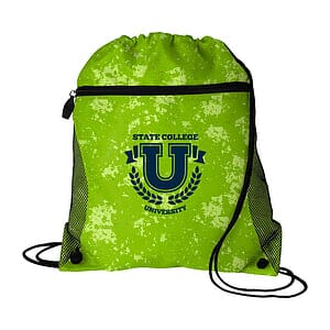 Good Value™ Distressed Printed Mesh Pocket Drawcord