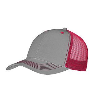 Color Accent Mesh Snapback Cap