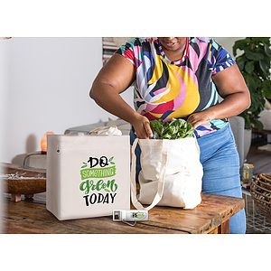 V Natural Cotton Tote