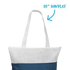 Good Value™ Poly Pro Two-Tone Zippered Tote