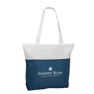 Good Value™ Poly Pro Two-Tone Zippered Tote