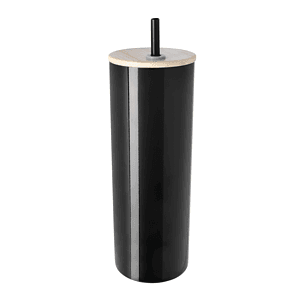 Good Value™ Double-Wall Stainless Steel Tumbler with Bamboo Lid and Straw - 20 oz.