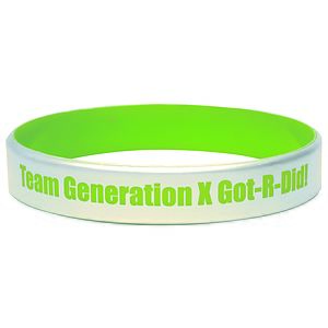 Silver Silicone Bracelets