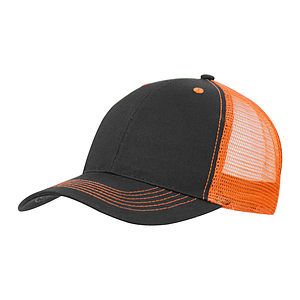 Color Accent Mesh Snapback Cap