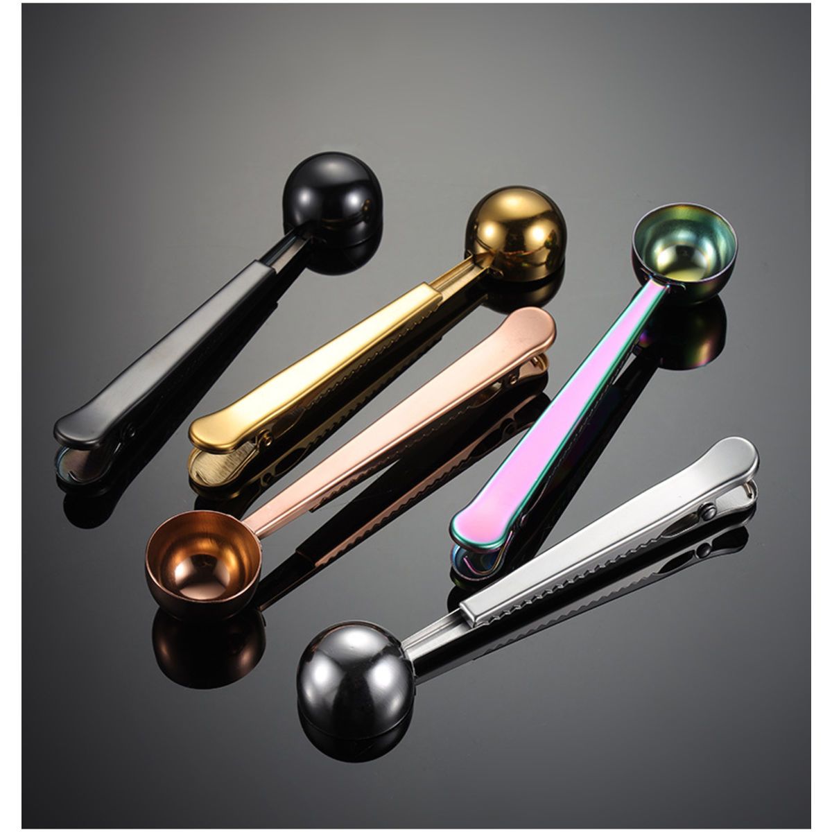 Multifunction Coffee Spoon with Clip
