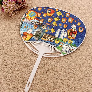 Plastic Advertising Hand Fan