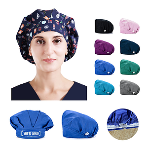 Unisex Bouffant Scrub Hat