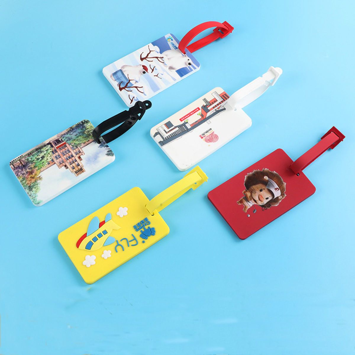 Soft PVC Luggage Tag Holder