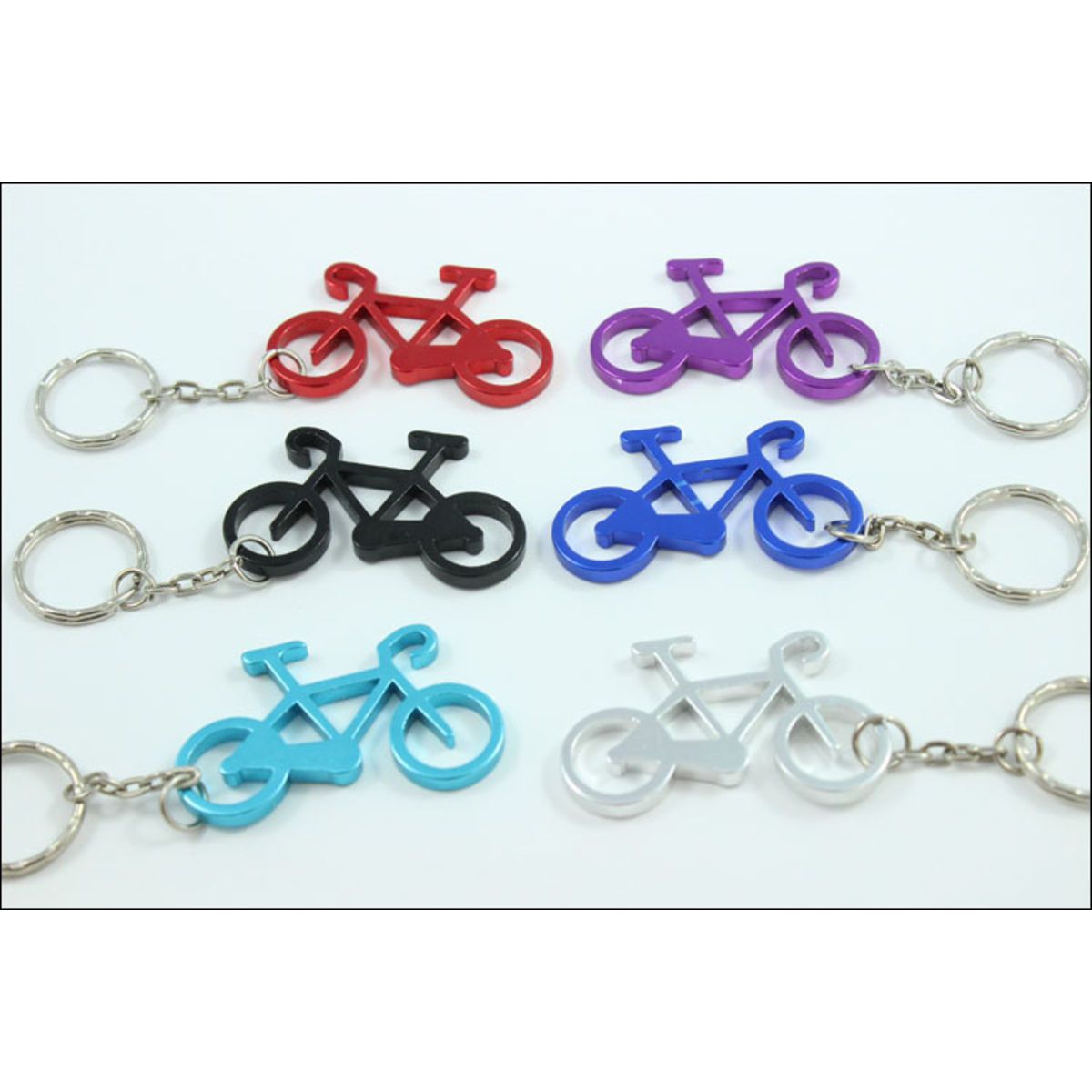 Bicycle Shaped Bottle Opener with Key Holder