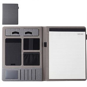 Business Portfolio Notebook With Phone Stand Holder