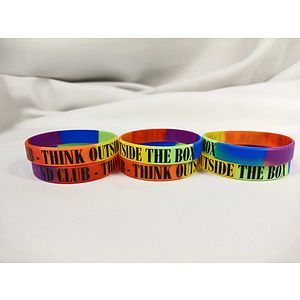 Rainbow Silicone Bracelet