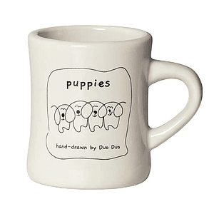 Thick Wall Waisted Ceramic Mug
