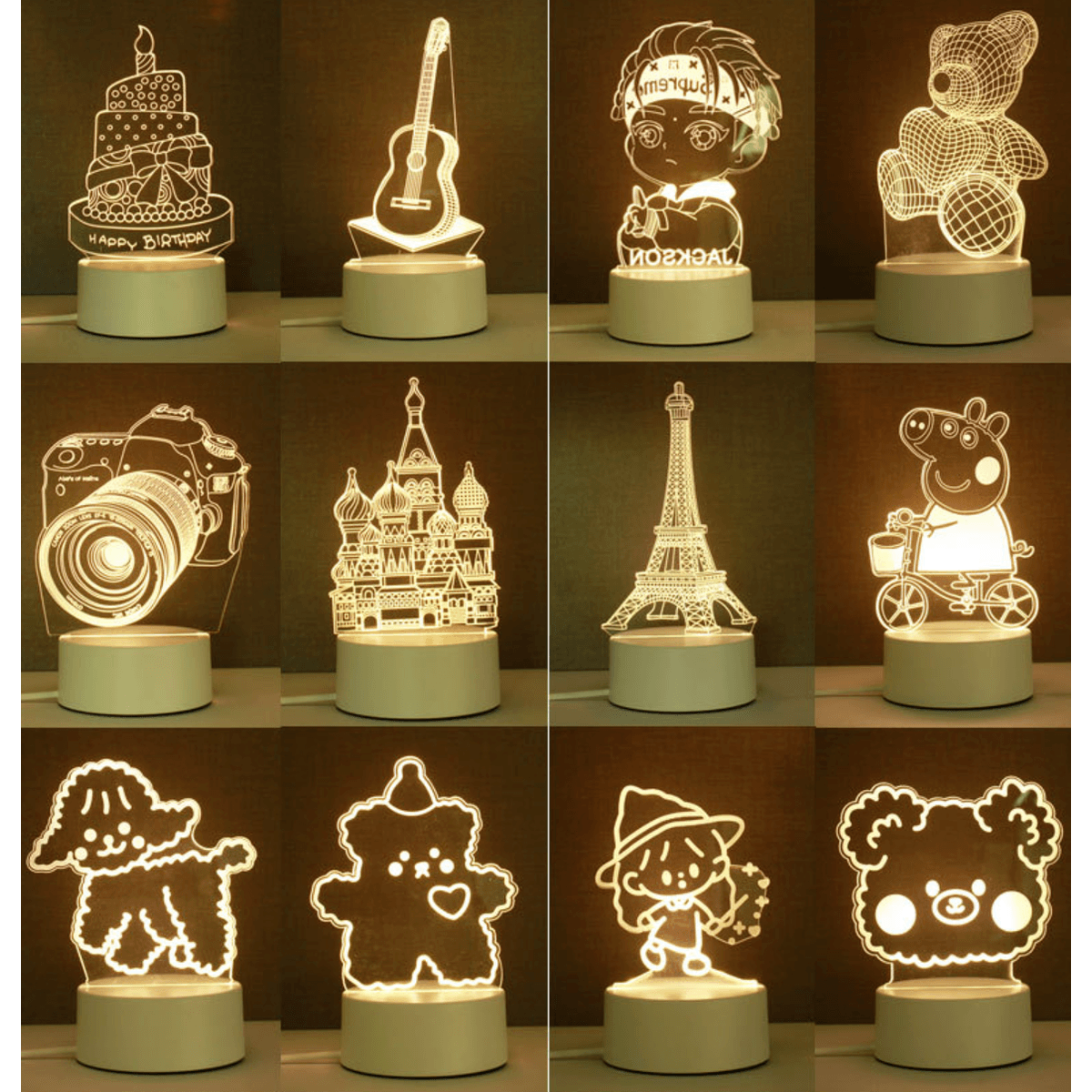 Acrylic Night Lights