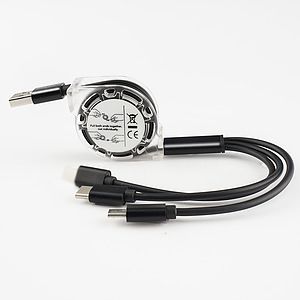 3 In 1 Phone Cable & Wall Charger