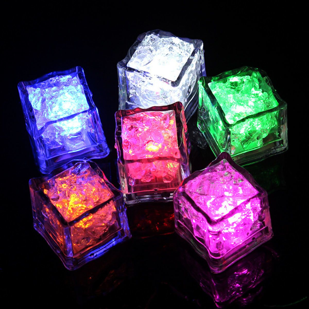 Liquid Activated Ice Cubes