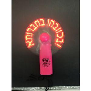 Fans with Programmable Lighted Message