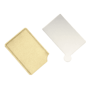 Pocket Mirror with Leather Cover