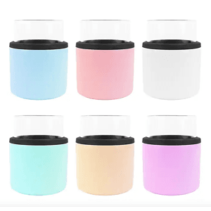Whiskey Glass With Insulated Stainless Steel Sleeve