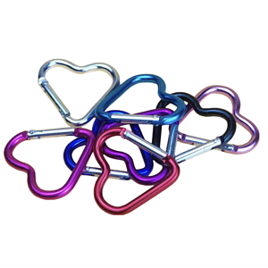 Heart Shaped Carabiner Clips