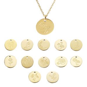 Birth Flower Necklace