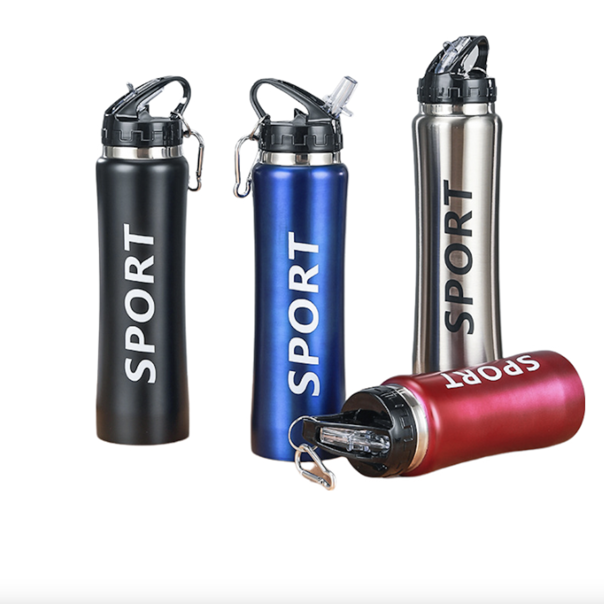 Sports Water Bottle with Straw