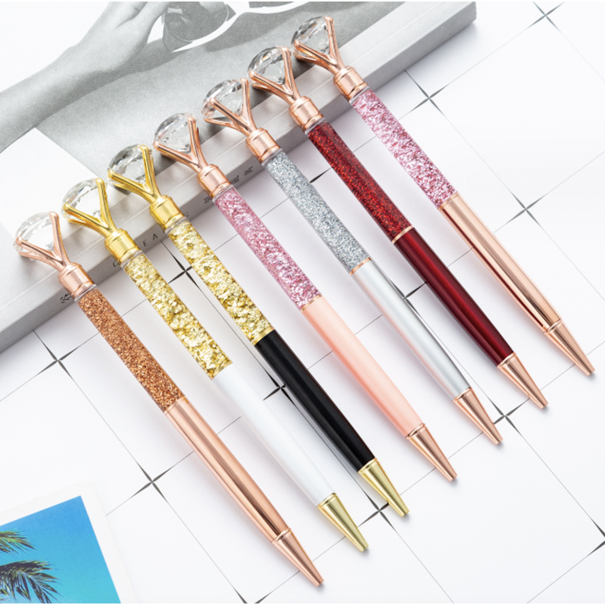 Diamond Metal Ballpoint Pen